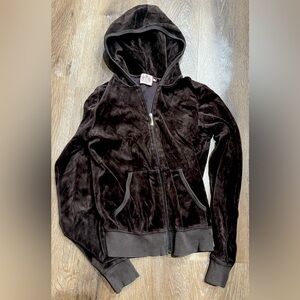 Authentic juicy couture velour zip up jacket